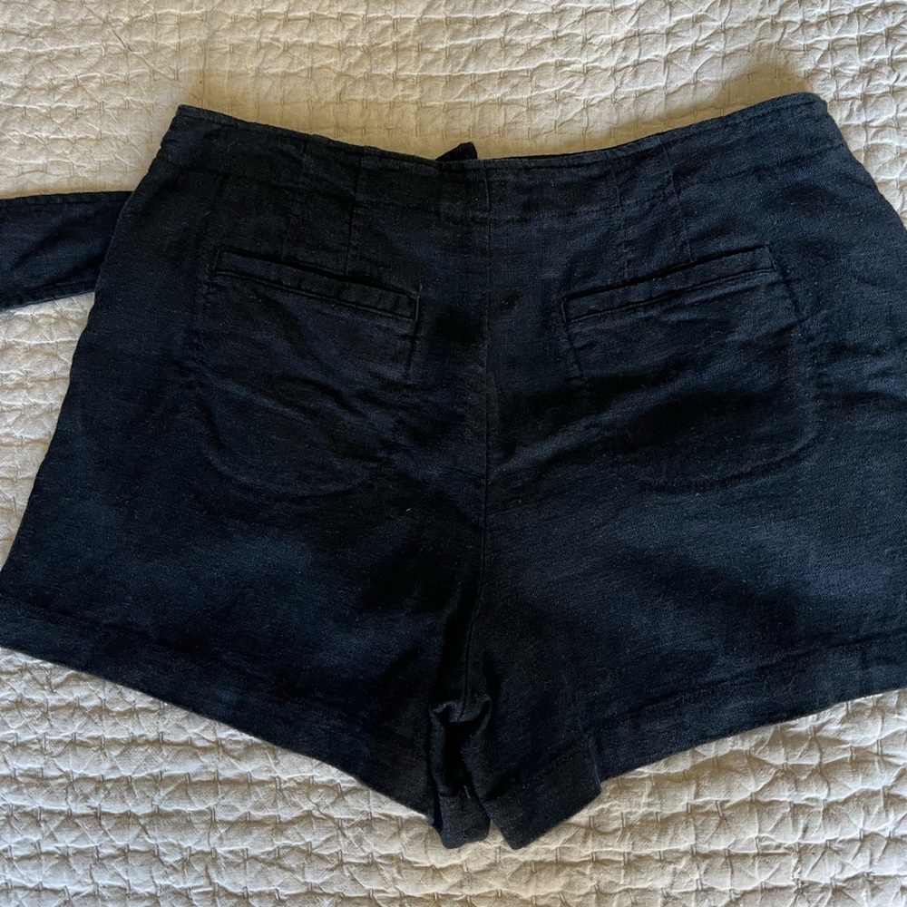 Linen and viscose anthropology skort